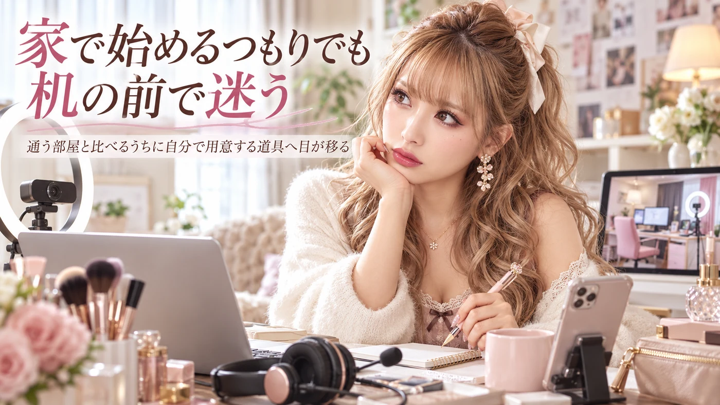 家で始めるつもりでも机の前で迷う