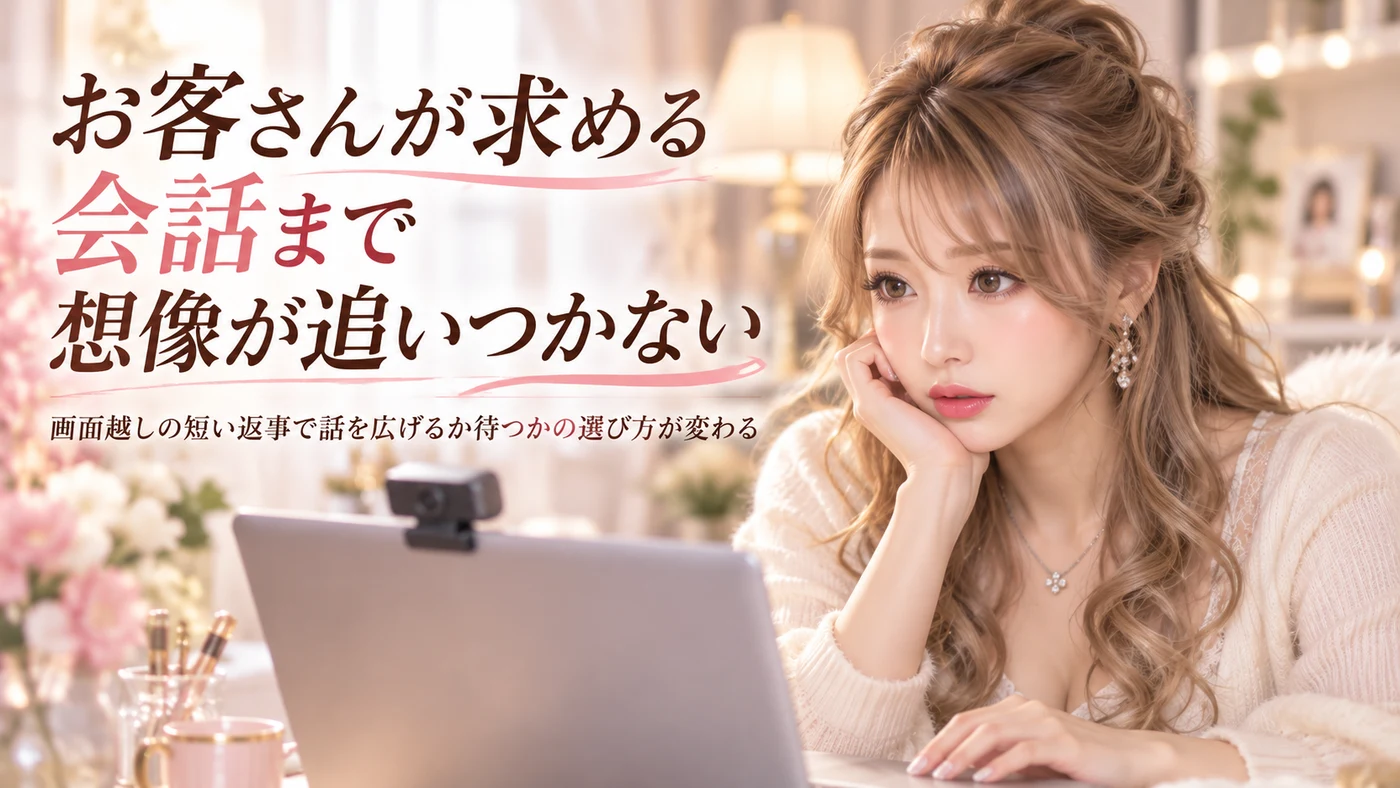 お客さんが求める会話まで想像が追いつかない
