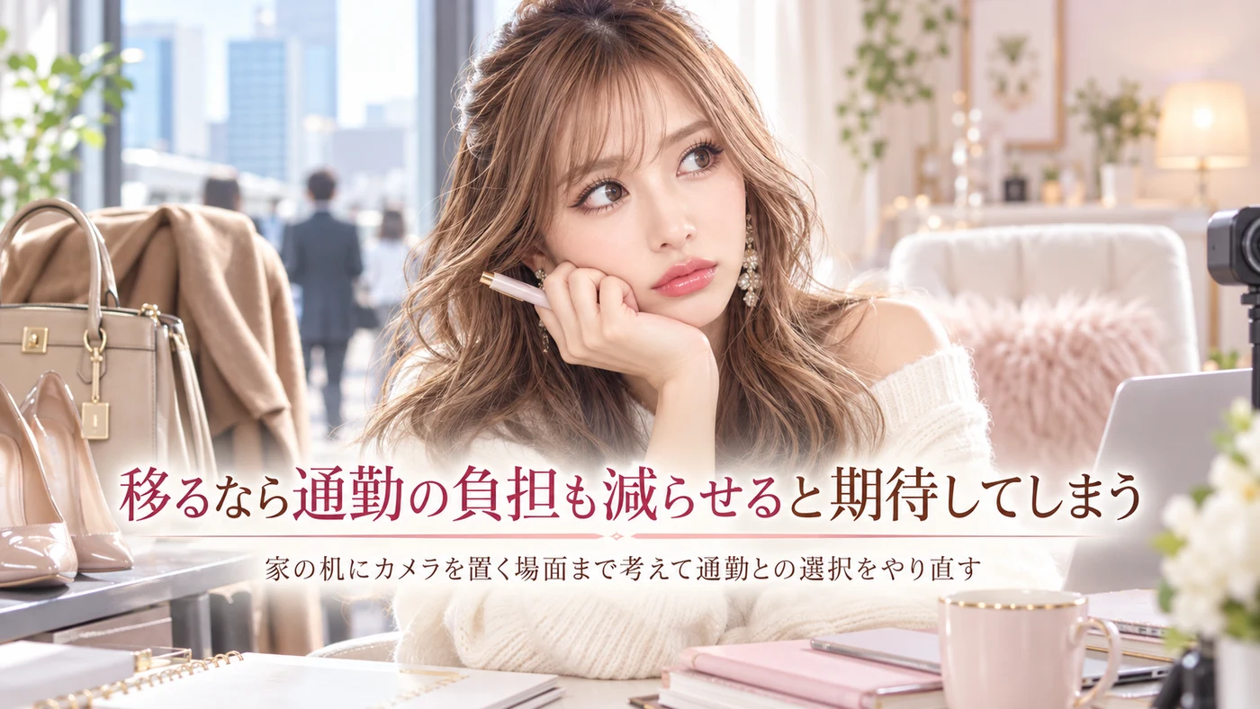 移るなら通勤の負担も減らせると期待してしまう