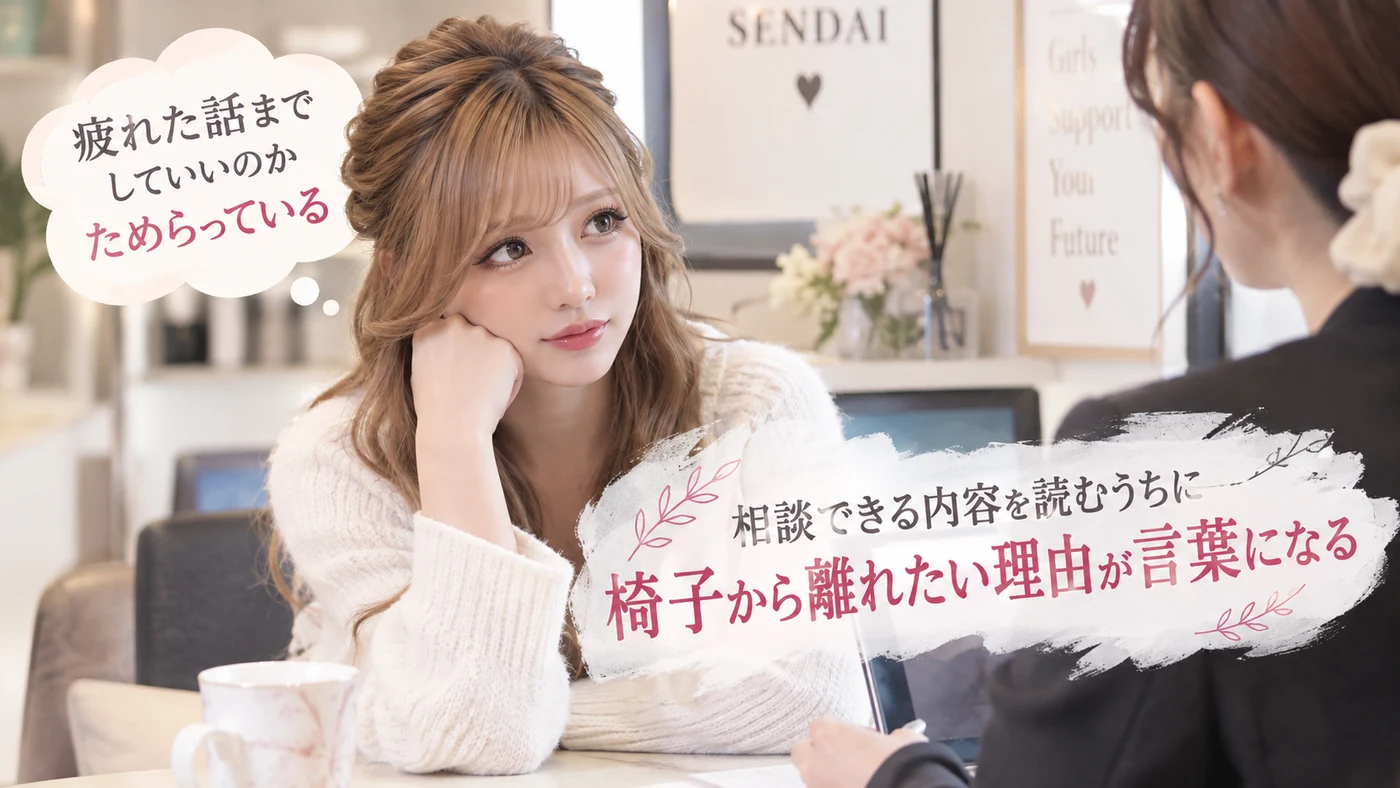 疲れた話までしていいのかためらっている