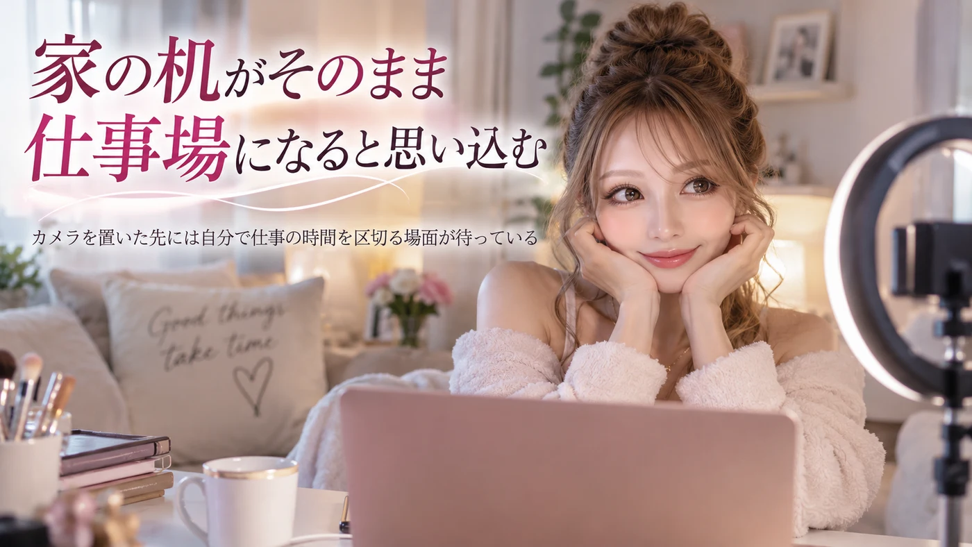 家の机がそのまま仕事場になると思い込む