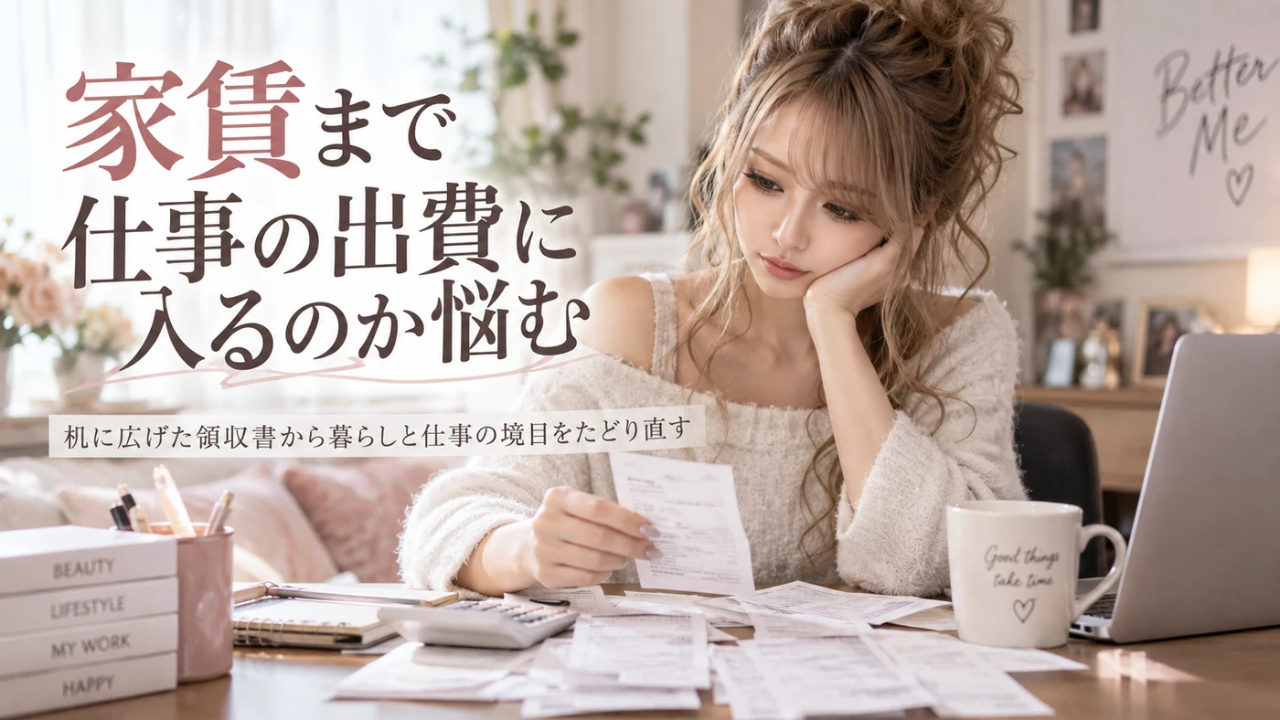 家賃まで仕事の出費に入るのか悩む