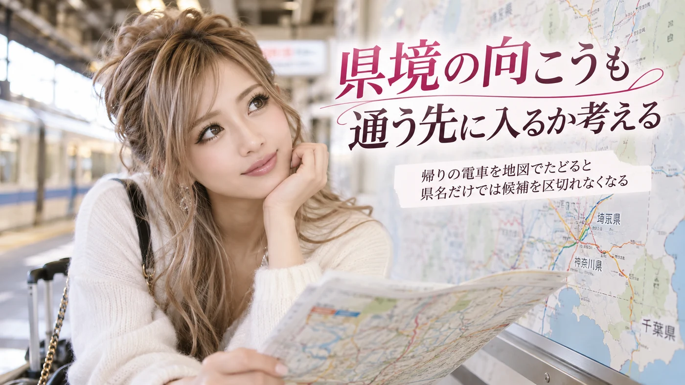 県境の向こうも通う先に入るか考える
