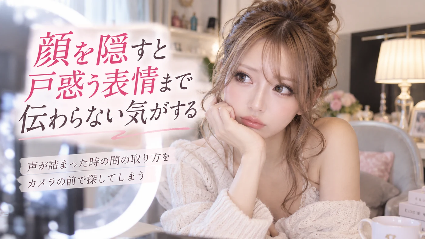 顔出しなし・サポートのイメージ画像