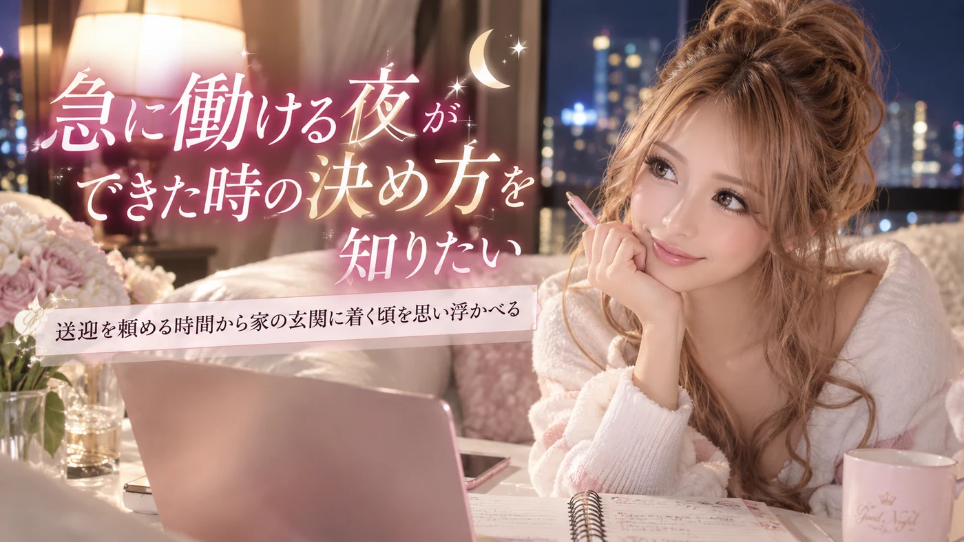 自由出勤・送迎のイメージ画像