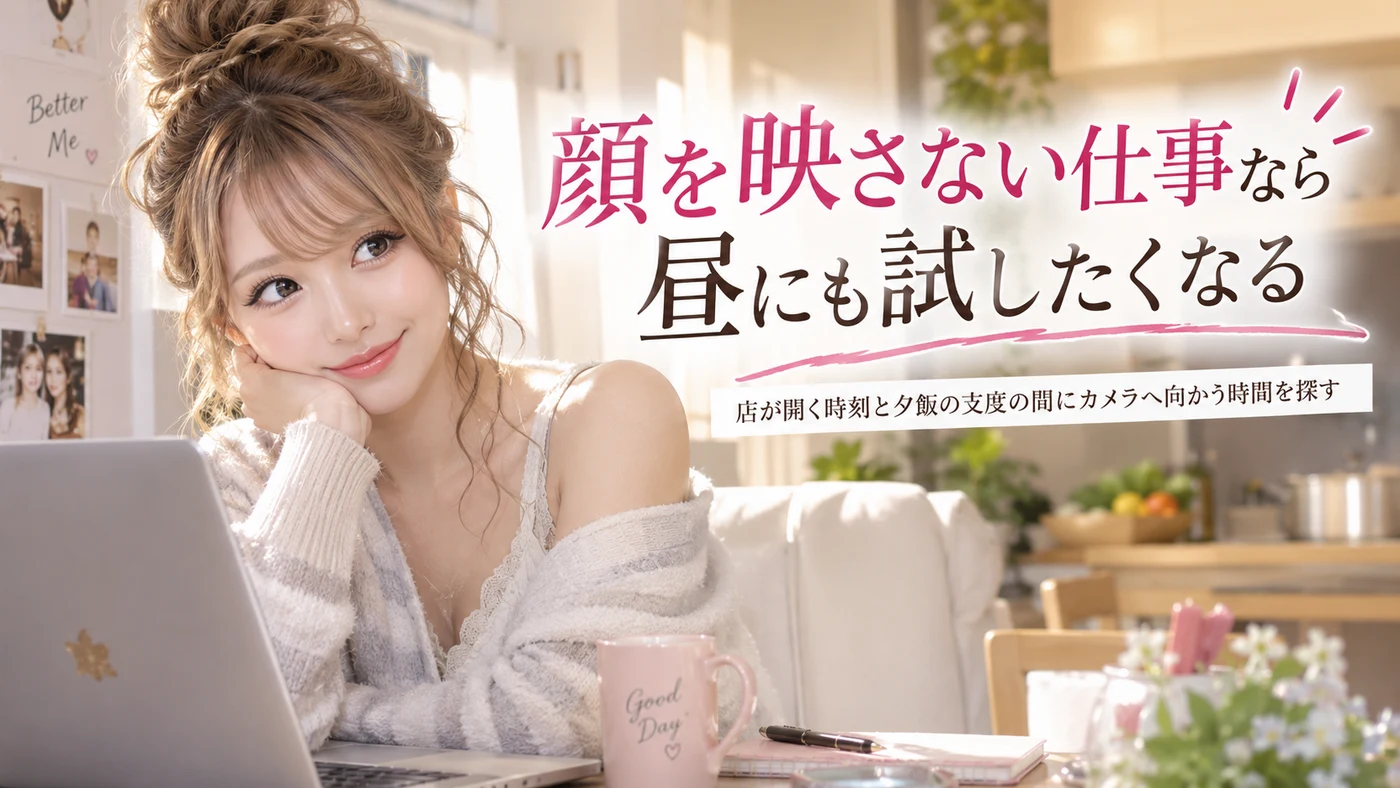 顔出しなし・営業時間のイメージ画像