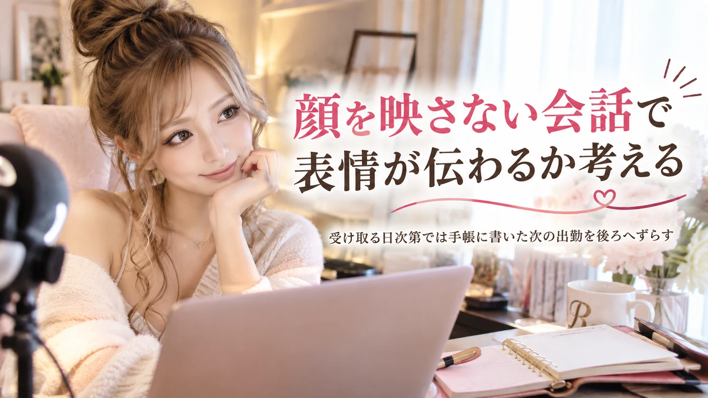顔出しなし・サポートのイメージ画像