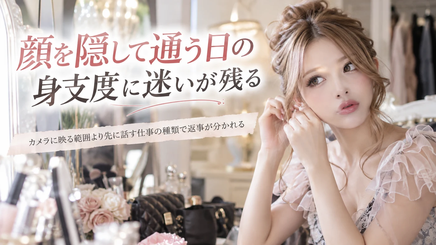 通勤・顔出しなしのイメージ画像