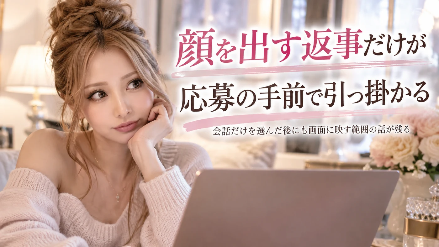 顔出しなし・サポートのイメージ画像