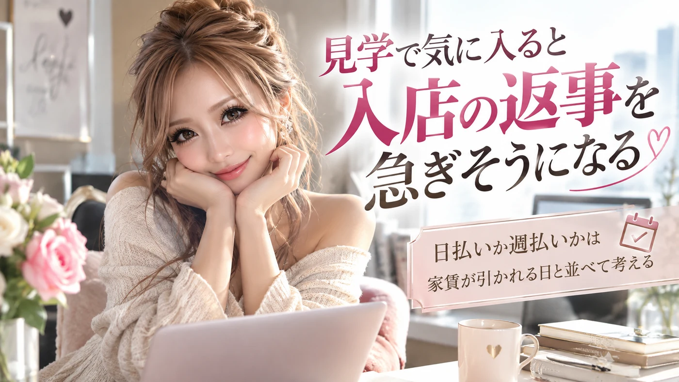 週払い・日払いのイメージ画像