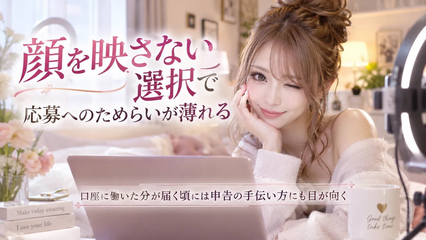 顔出しなし・確定申告のイメージ画像
