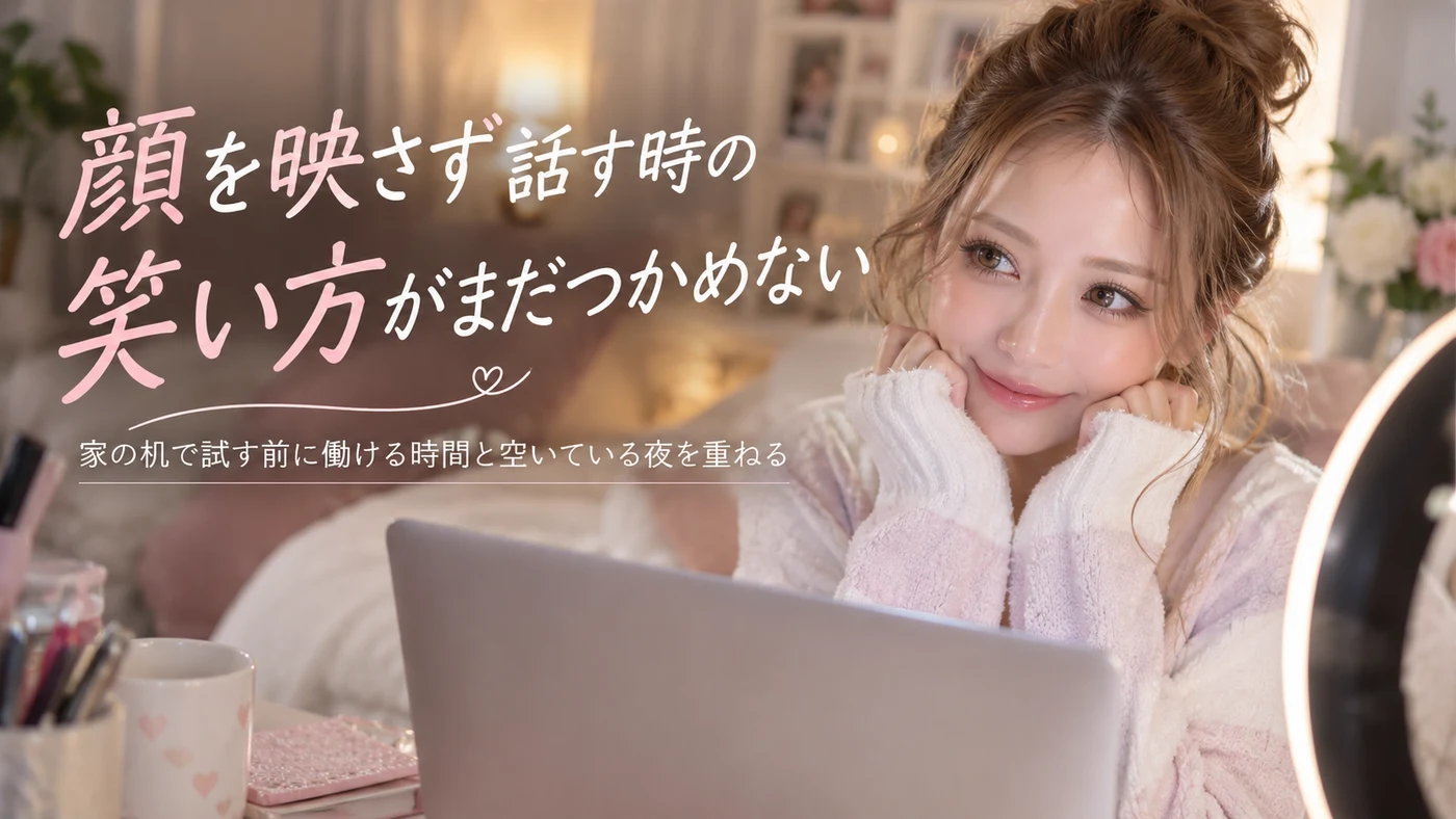 顔出しなし・在宅のイメージ画像