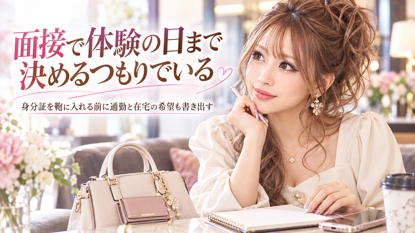 面接・体験入店のイメージ画像