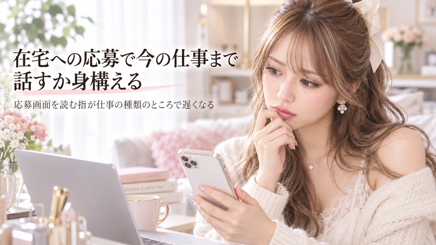 在宅・応募のイメージ画像