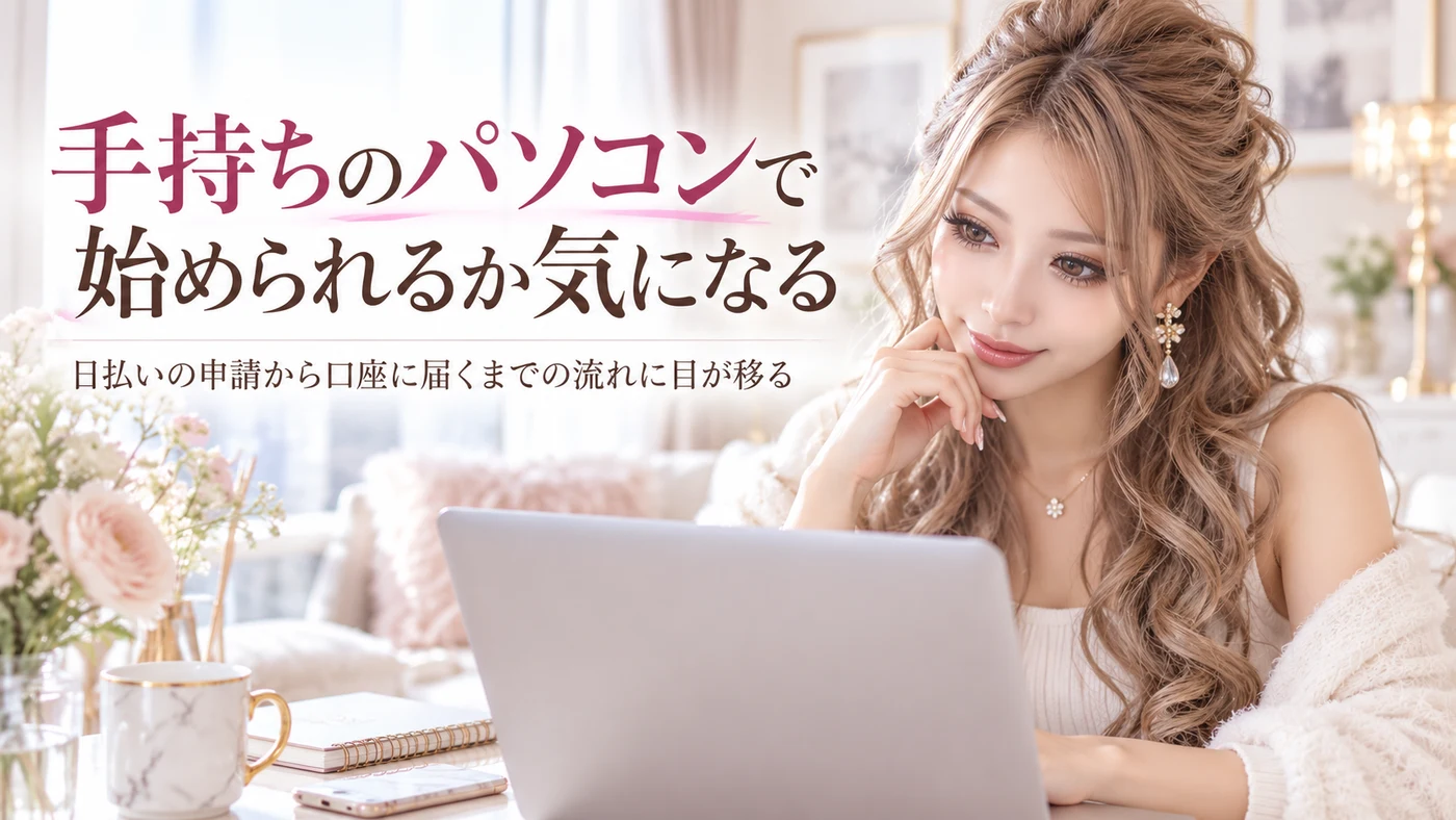 身バレ対策・日払いのイメージ画像