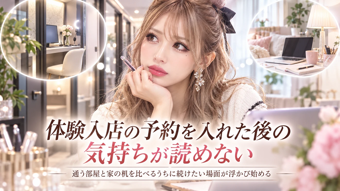 予約・体験入店のイメージ画像