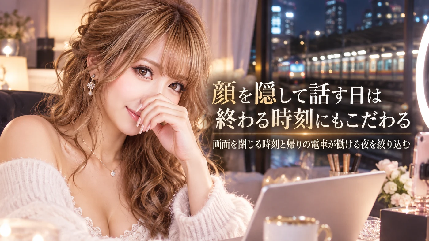 顔出しなし・営業時間のイメージ画像