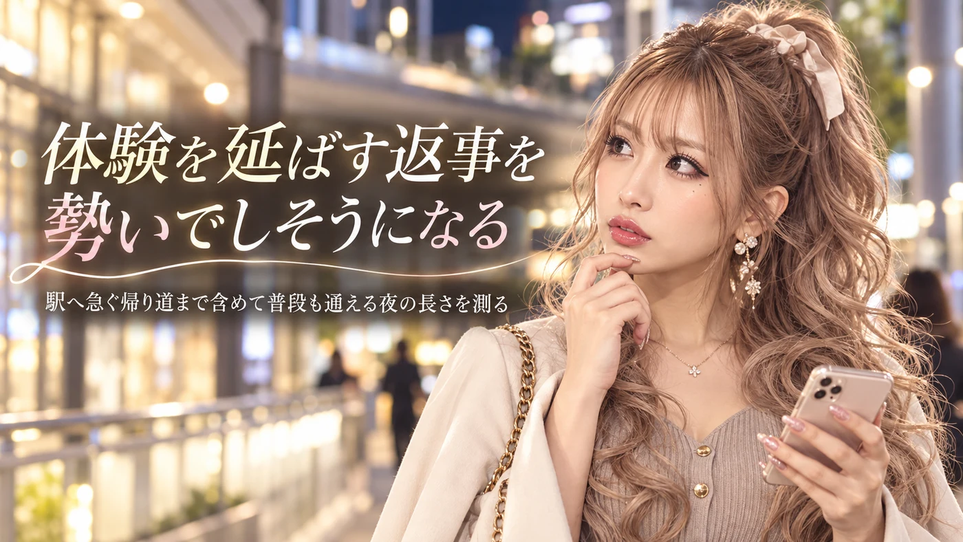 体験入店・通勤のイメージ画像