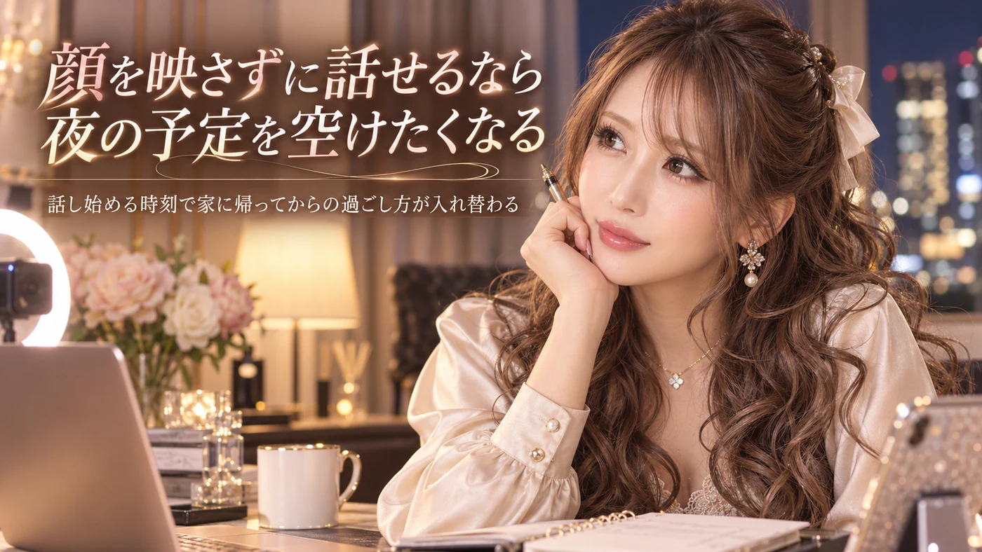 営業時間・顔出しなしのイメージ画像